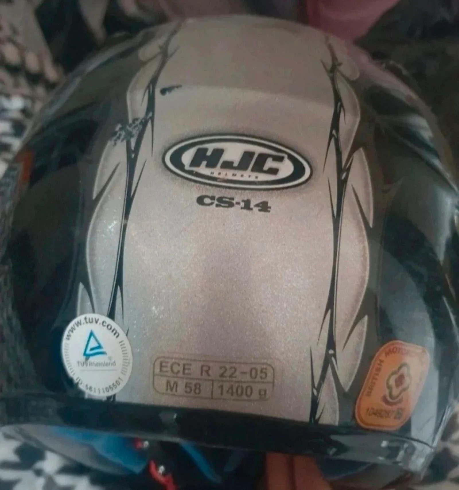 Hjc motorcycle helmet size M – photo 2